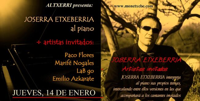 Cartel Altxerri 14 Enero